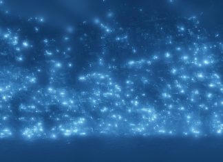 Futuristic AI infrastructure and automation concept for the Morgan Stanley AI breakthrough article