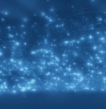 Futuristic AI infrastructure and automation concept for the Morgan Stanley AI breakthrough article