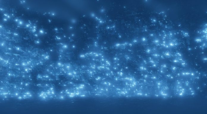 Futuristic AI infrastructure and automation concept for the Morgan Stanley AI breakthrough article