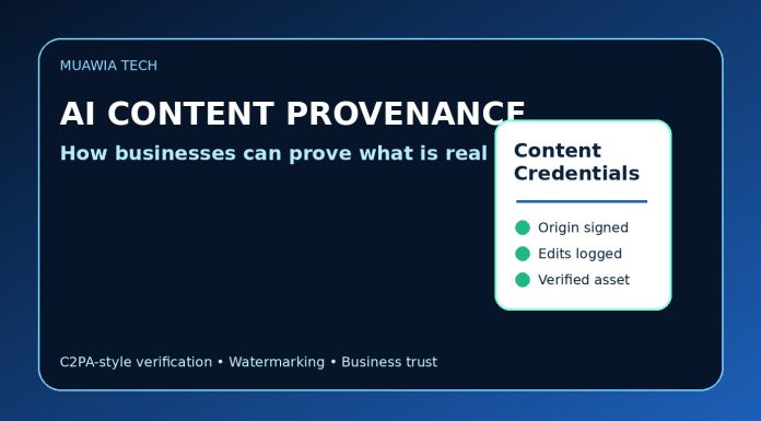 AI content provenance and Content Credentials for business authenticity