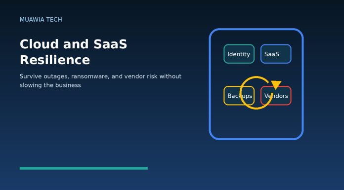 Cloud and SaaS resilience with identity backups SaaS vendors and recovery controls