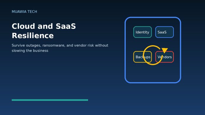 Cloud and SaaS resilience with identity backups SaaS vendors and recovery controls