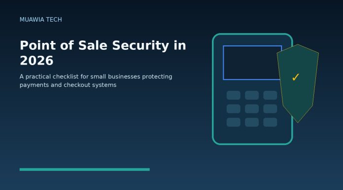 Point of sale security in 2026 with POS terminal and shield