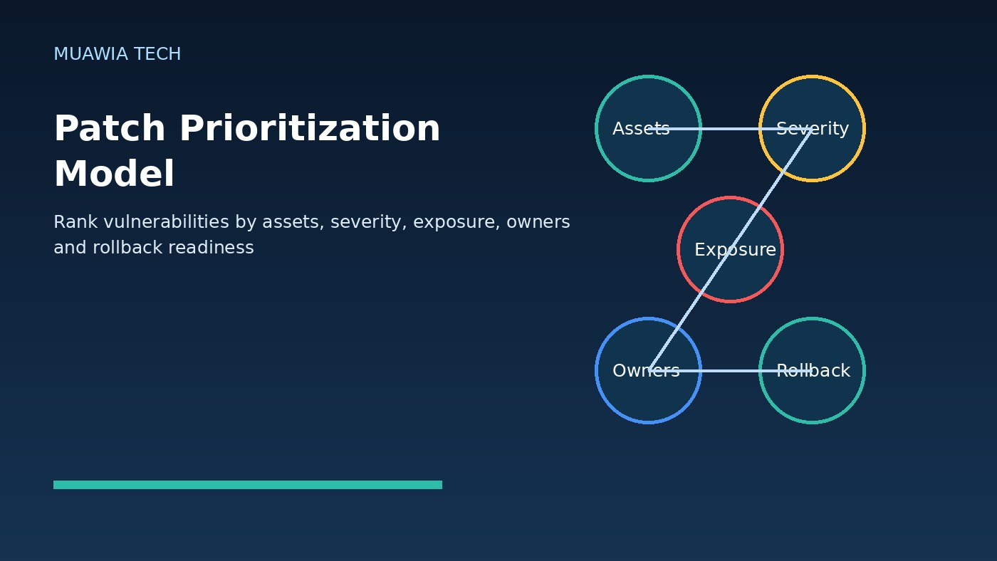 Vulnerability prioritization model for Microsoft Patch Tuesday business risk decisions