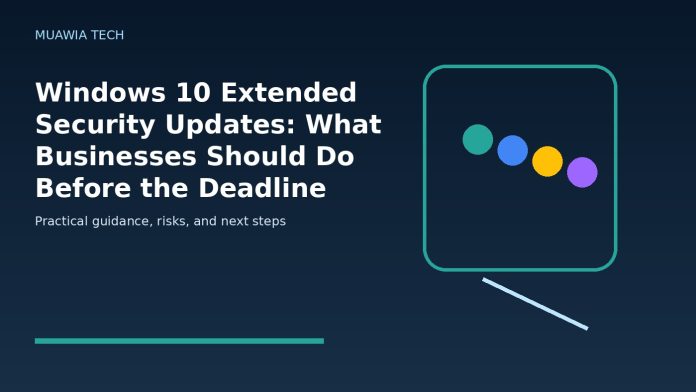 Windows 10 Extended Security Updates: What Businesses Should Do Before the Deadline featured editorial image
