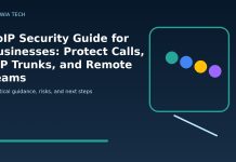 VoIP Security Guide for Businesses: Protect Calls, SIP Trunks, and Remote Teams VoIP Security Guide for Businesses: Protect Calls, SIP Trunks, and Remote Teams featured editorial image