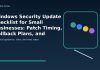 Windows Security Update Checklist for Small Businesses: Patch Timing, Rollback Plans, and Exploit Risk featured editorial image