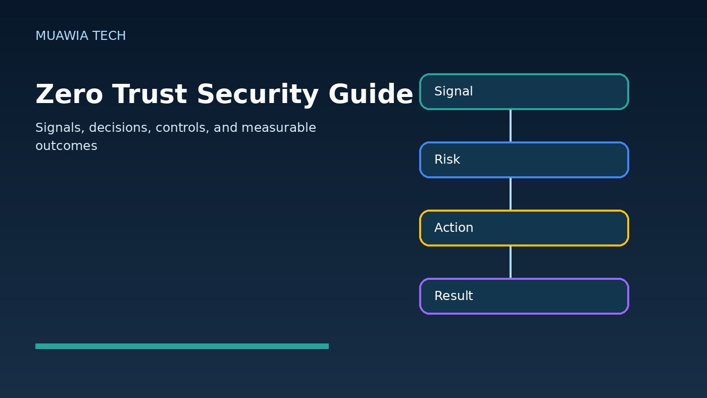 zero trust security guide workflow diagram