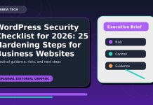 WordPress Security Checklist for 2026: 25 Hardening Steps for Business Websites featured editorial image