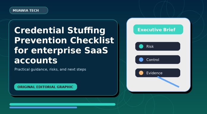 Credential Stuffing Prevention Checklist for enterprise SaaS accounts featured editorial image