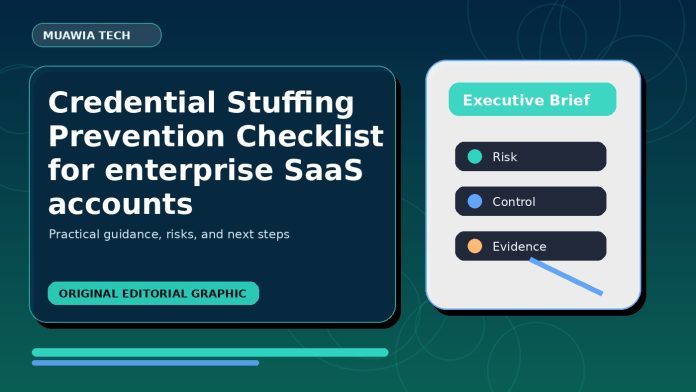 Credential Stuffing Prevention Checklist for enterprise SaaS accounts Credential Stuffing Prevention Checklist for enterprise SaaS accounts featured editorial image