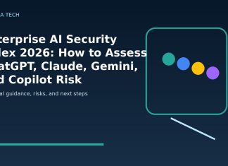 Enterprise AI Security Index 2026: How to Assess ChatGPT, Claude, Gemini, and Copilot Risk featured editorial image