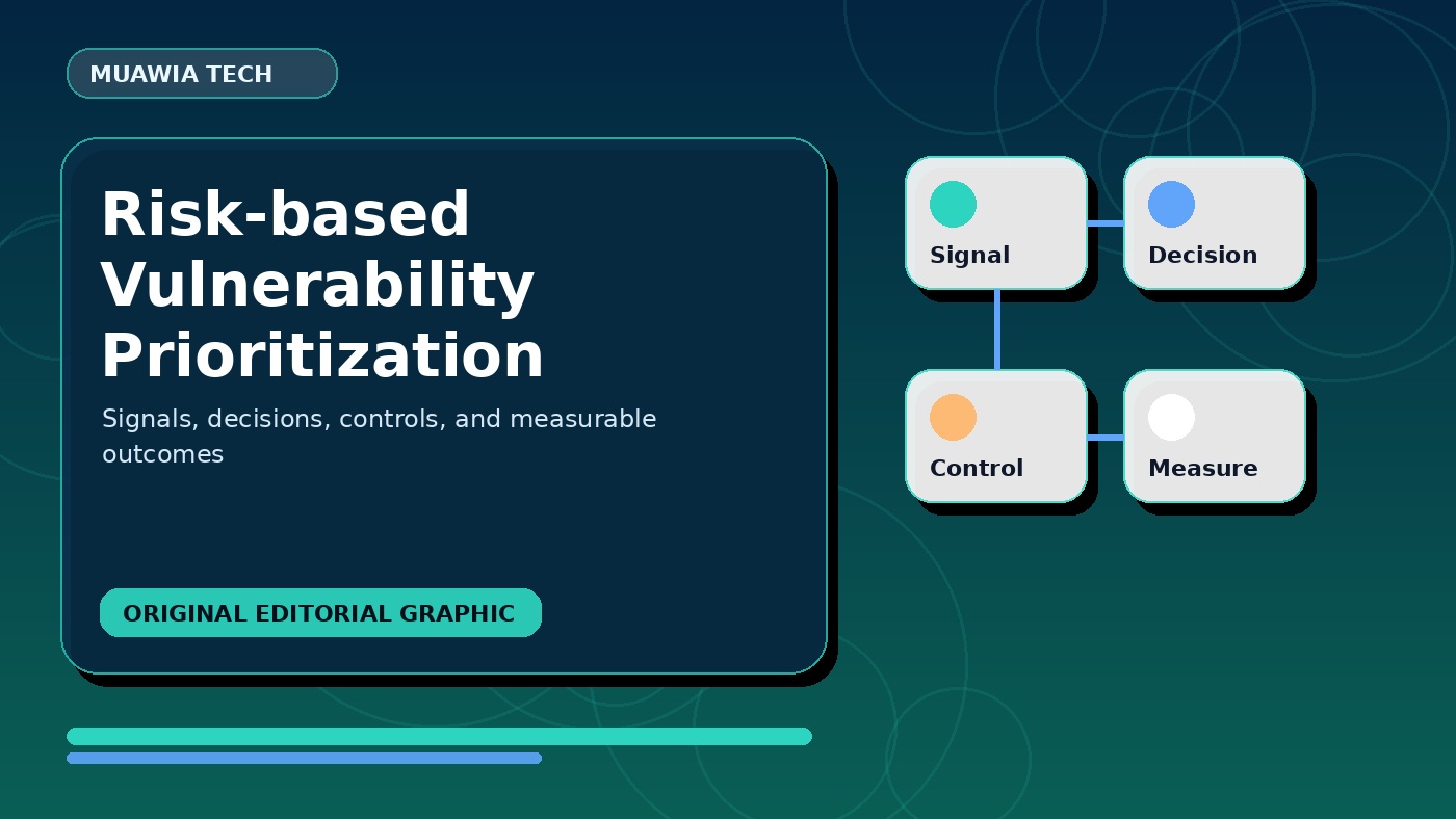 risk-based vulnerability prioritization workflow diagram
