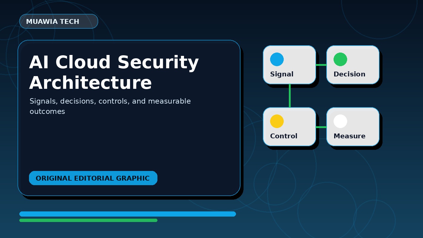 AI cloud security architecture workflow diagram