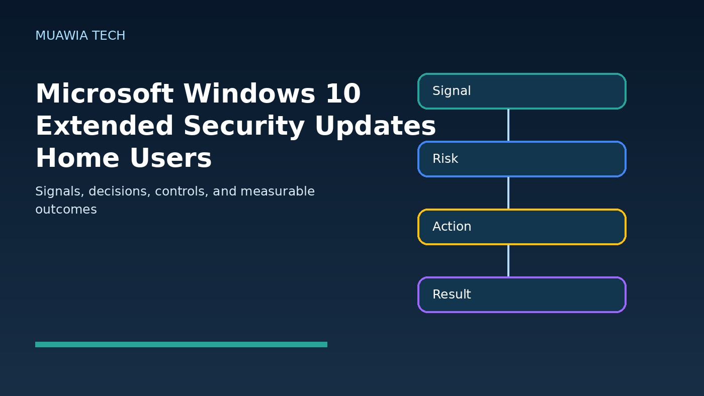 microsoft windows 10 extended security updates home users workflow diagram