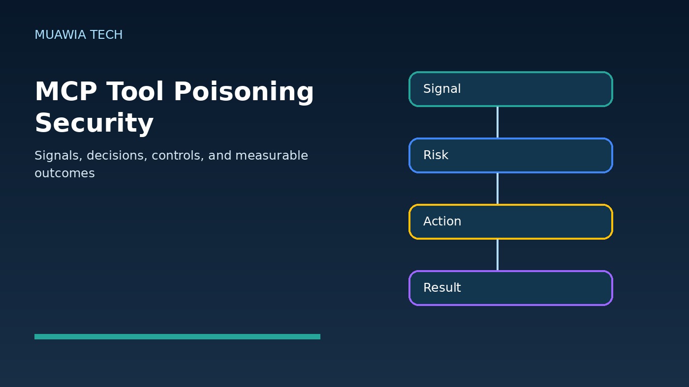MCP tool poisoning security workflow diagram