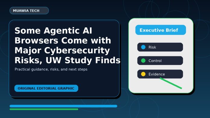 Some Agentic AI Browsers Come with Major Cybersecurity Risks, UW Study Finds | Newswise Some Agentic AI Browsers Come with Major Cybersecurity Risks, UW Study Finds | Newswise featured editorial image