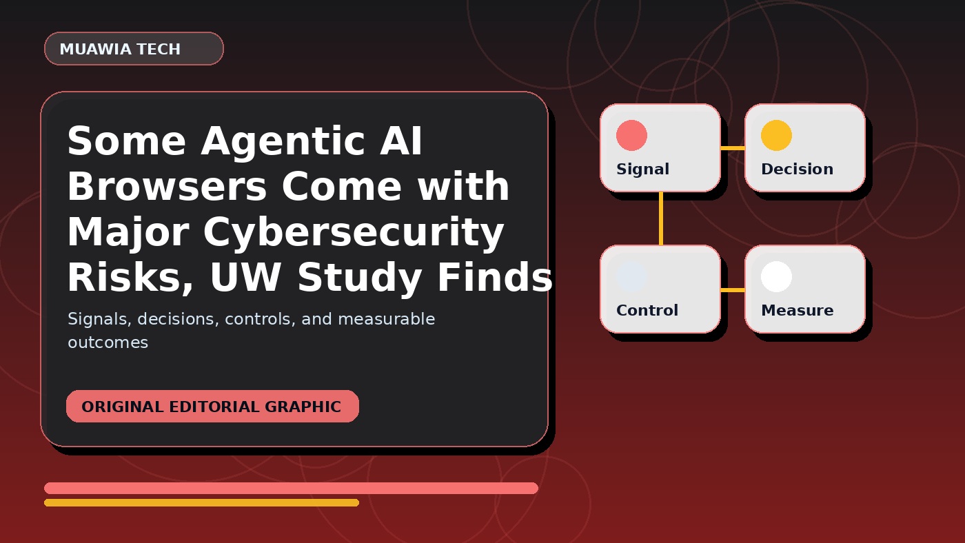 Some Agentic AI Browsers Come with Major Cybersecurity Risks, UW Study Finds | Newswise workflow diagram
