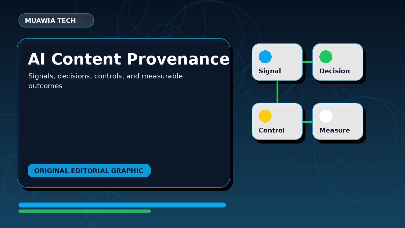 AI content provenance workflow diagram