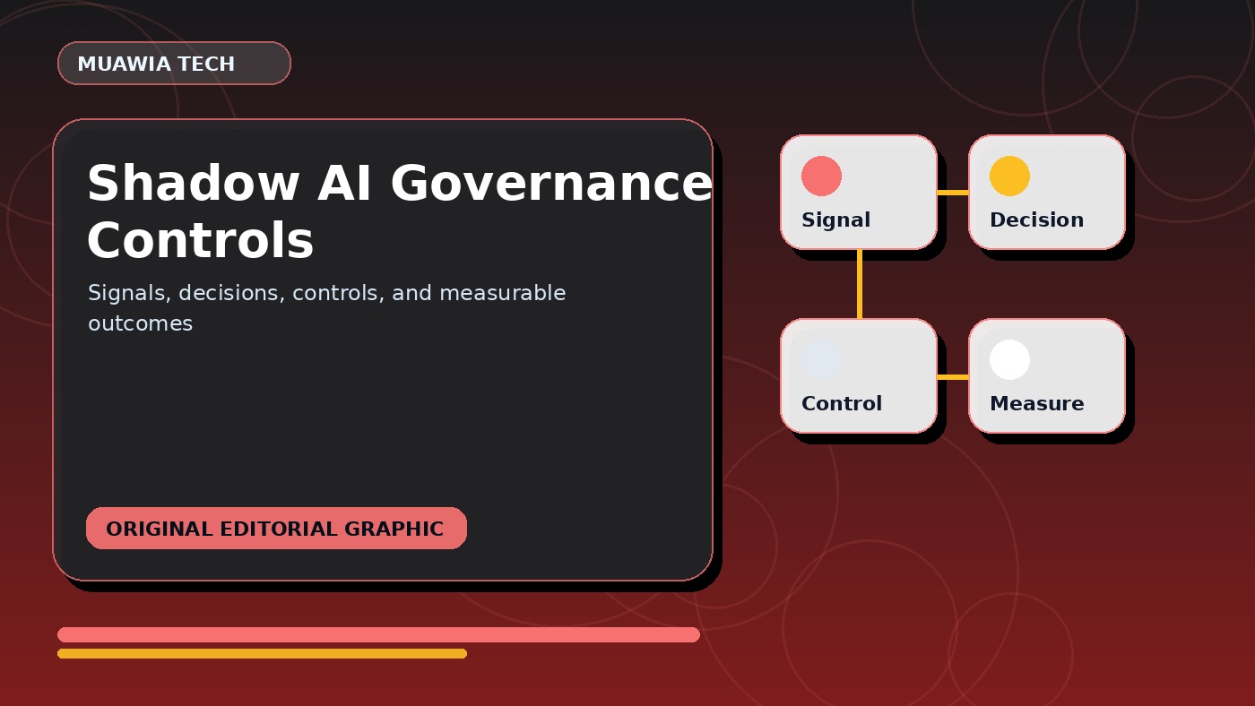 shadow AI governance controls workflow diagram