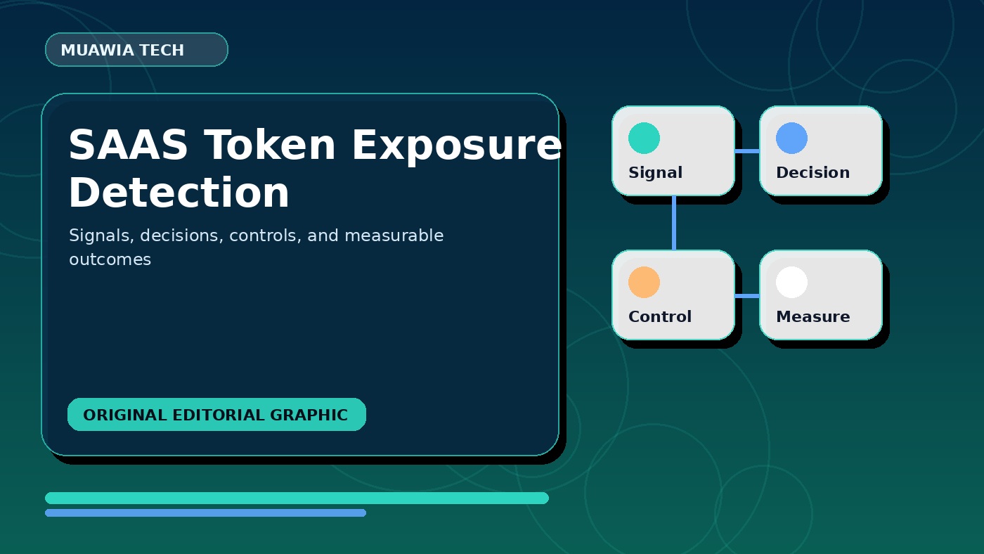 saas token exposure detection workflow diagram