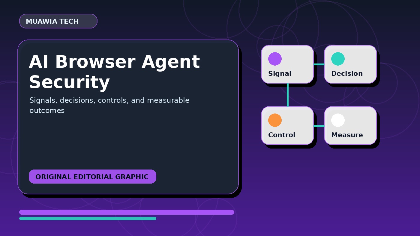 AI browser agent security workflow diagram