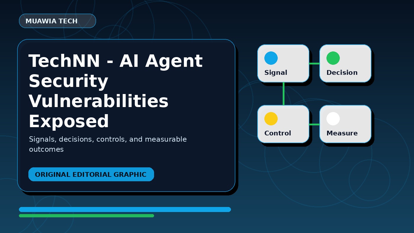 TechNN - AI Agent Security Vulnerabilities Exposed workflow diagram