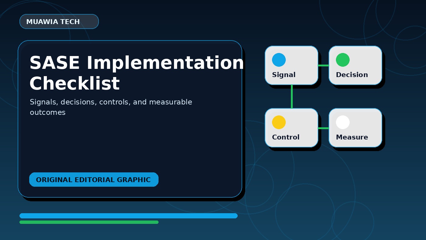 SASE implementation checklist workflow diagram