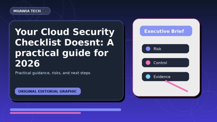 Your Cloud Security Checklist Doesnt: A Practical Guide for 2026 featured editorial image