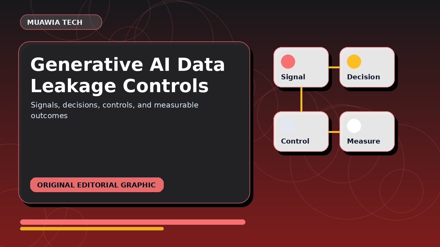 generative AI data leakage controls workflow diagram