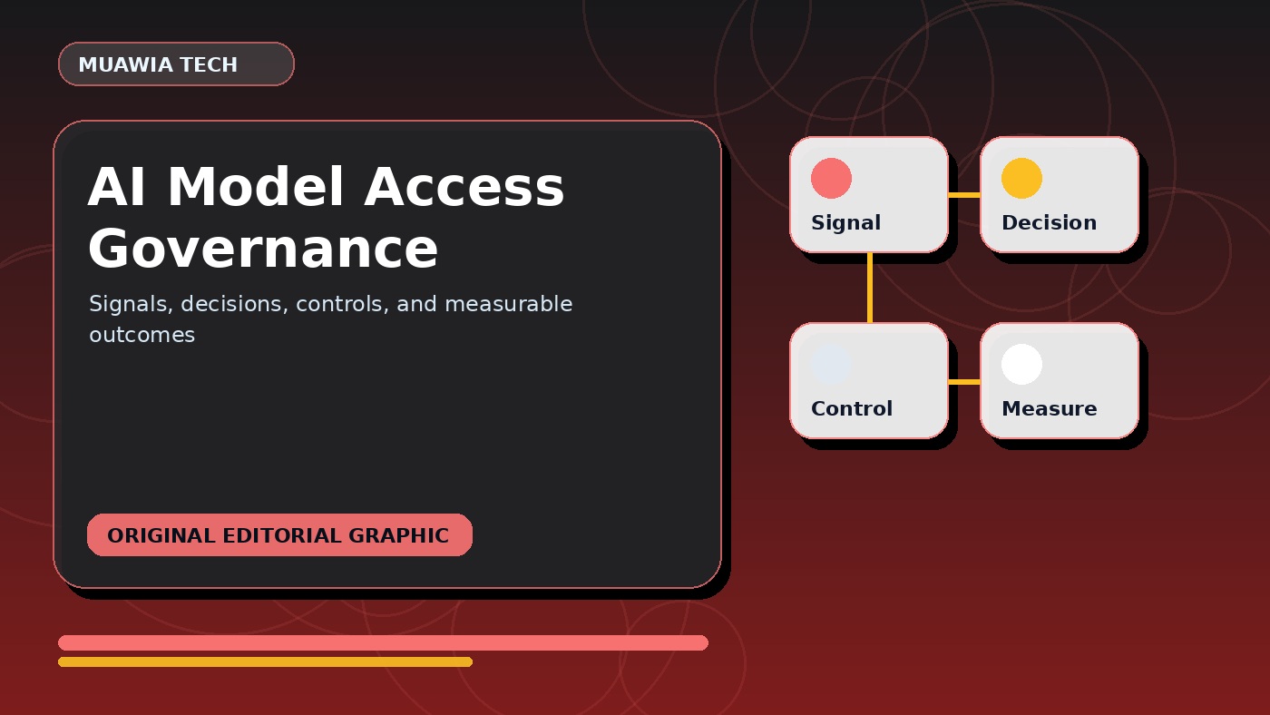 AI model access governance workflow diagram