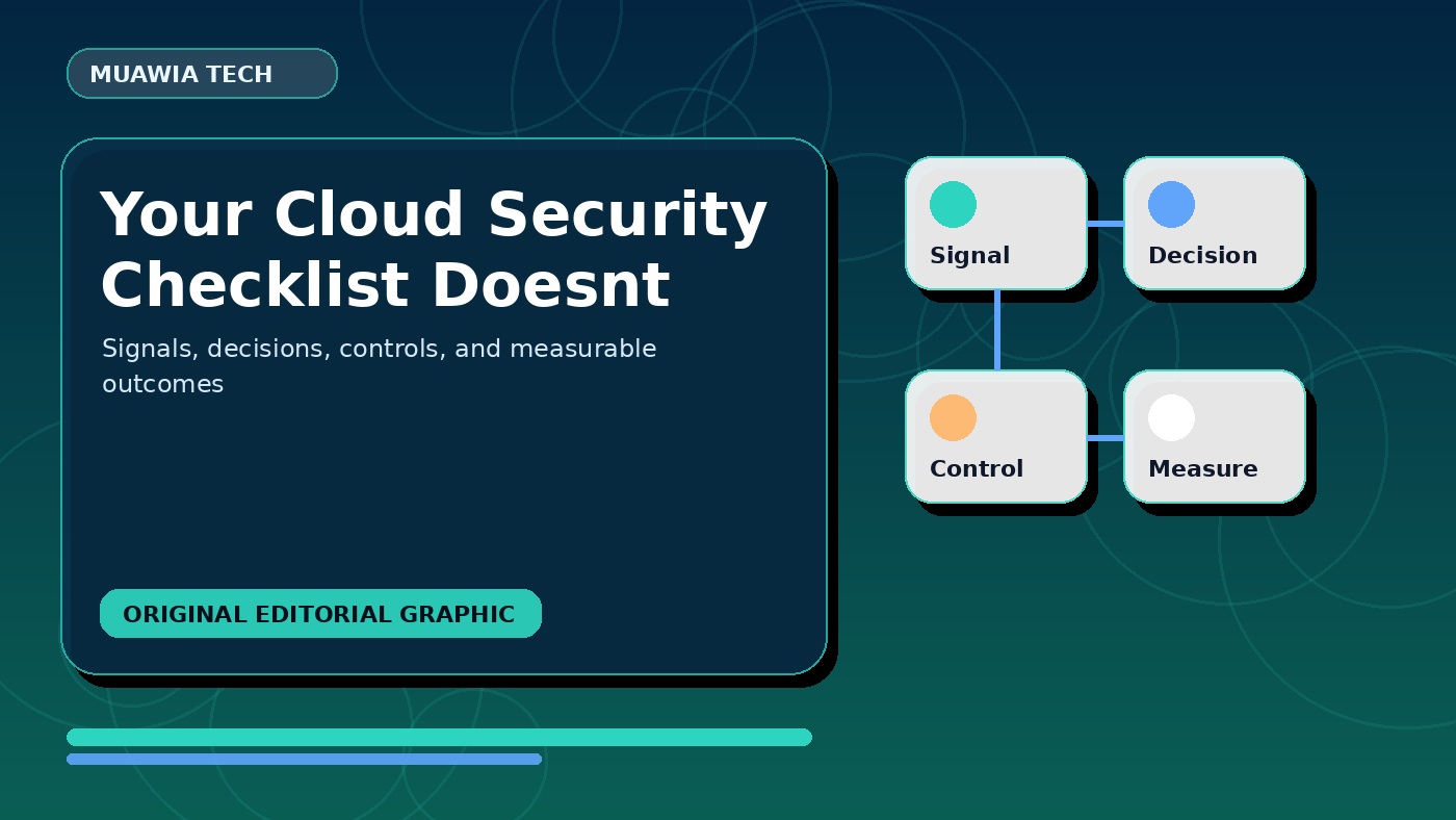 your cloud security checklist doesnt workflow diagram