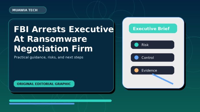 FBI Arrests Executive At Ransomware Negotiation Firm featured editorial image